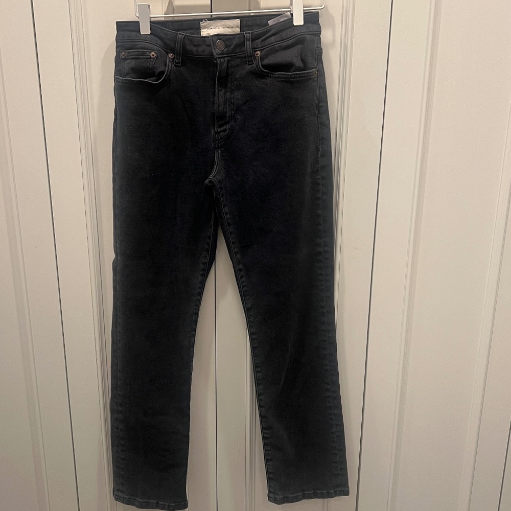 Jeanerica "Used Black" organic cotton jeans
